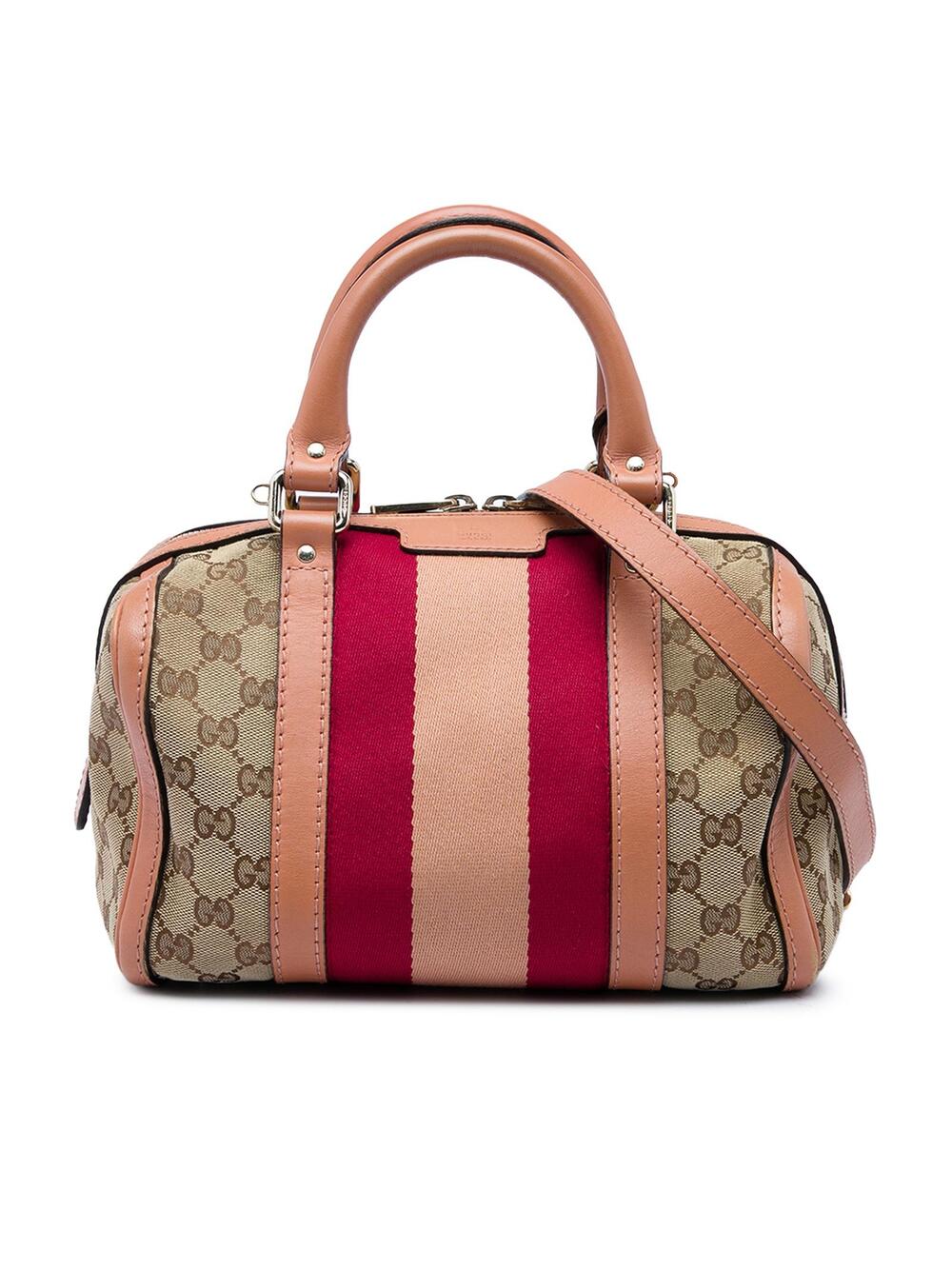 Gucci Small Gg Canvas Web Joy Boston #356740G66B